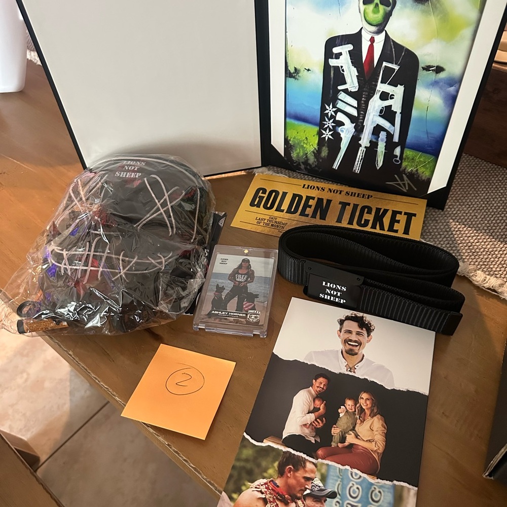 Lions not sheep Halloween black box edition